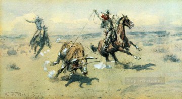 チャールズ・マリオン・ラッセル Painting - ボルター 2 1903 チャールズ マリオン ラッセル